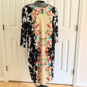 Roaman's Floral Dress 26W / 3X